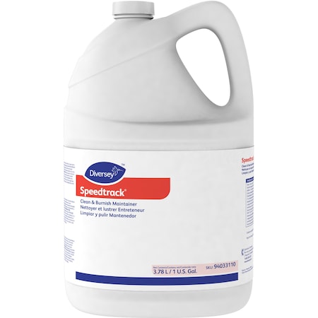 Floor Cleaner And Burnish Maintainer, 1 Gallon, , White, PK 4